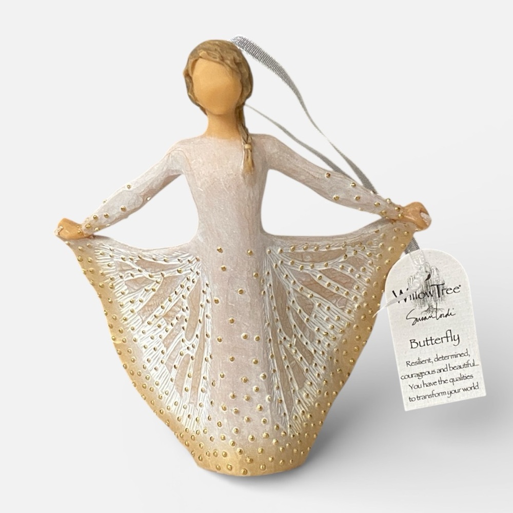 Willow Tree Signature Collection Figurine Butterfly Ornament Resilience Courage